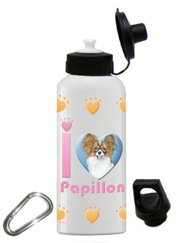 Papillon Water Bottle - Pipsqueakproductions