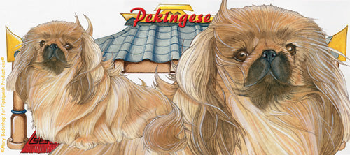 Pekingese Ceramic Coffee Mug Tea Cup 15 oz - Pipsqueakproductions