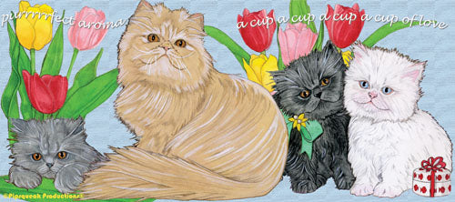 Persian Cat Ceramic Coffee Mug Tea Cup 15 oz - Pipsqueakproductions