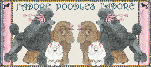 Poodle Ceramic Coffee Mug Tea Cup 15 oz - Pipsqueakproductions
