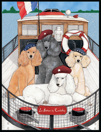 Poodle Blank Note Cards Boxed - Pipsqueakproductions