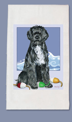 Portuguese Water Dog Dish Towel - Pipsqueakproductions