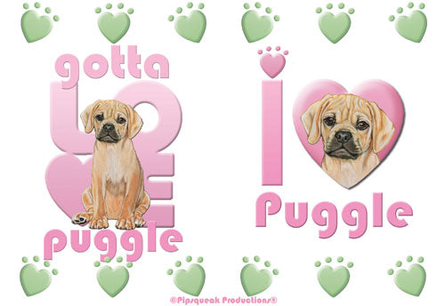 Puggle Water Bottle - Pipsqueakproductions