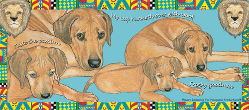 Rhodesian Ridgeback Ceramic Coffee Mug Tea Cup 15 oz - Pipsqueakproductions