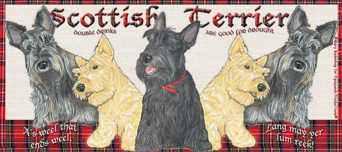 Scottish Terrier Scottie Dog Ceramic Coffee Mug Tea Cup 15 oz - Pipsqueakproductions