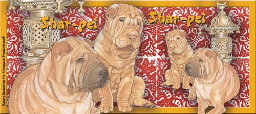 Shar Pei Ceramic Coffee Mug Tea Cup 15 oz - Pipsqueakproductions