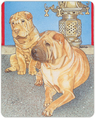 Shar Pei Small Cutting Board - Pipsqueakproductions