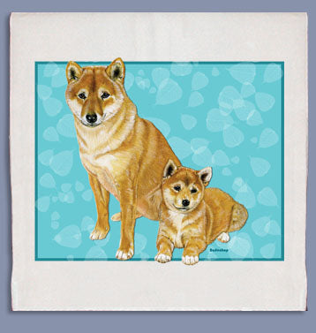 Shiba-Inu Dish Towel - Pipsqueakproductions