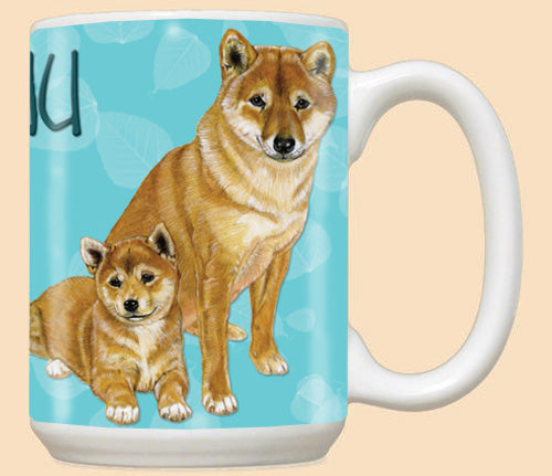 Shiba-Inu Ceramic Coffee Mug Tea Cup 15 oz - Pipsqueakproductions