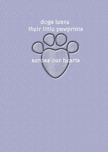 Dog Sympathy Card - Pipsqueakproductions