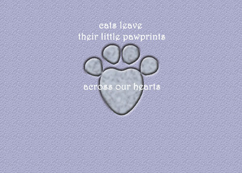 Cat Sympathy Card - Pipsqueakproductions