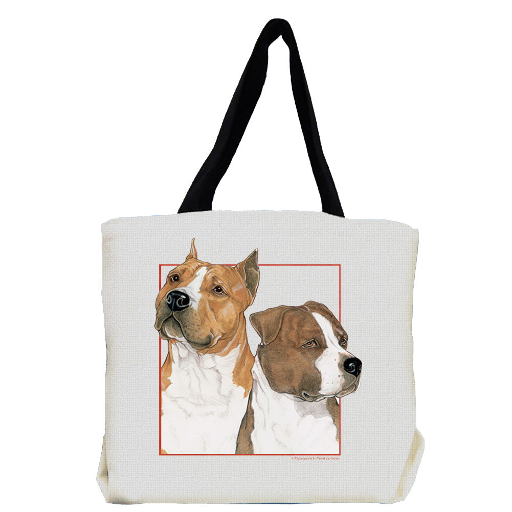 American Staffordshire Terrier Tote Bag, Amstaff Gift - Pipsqueakproductions