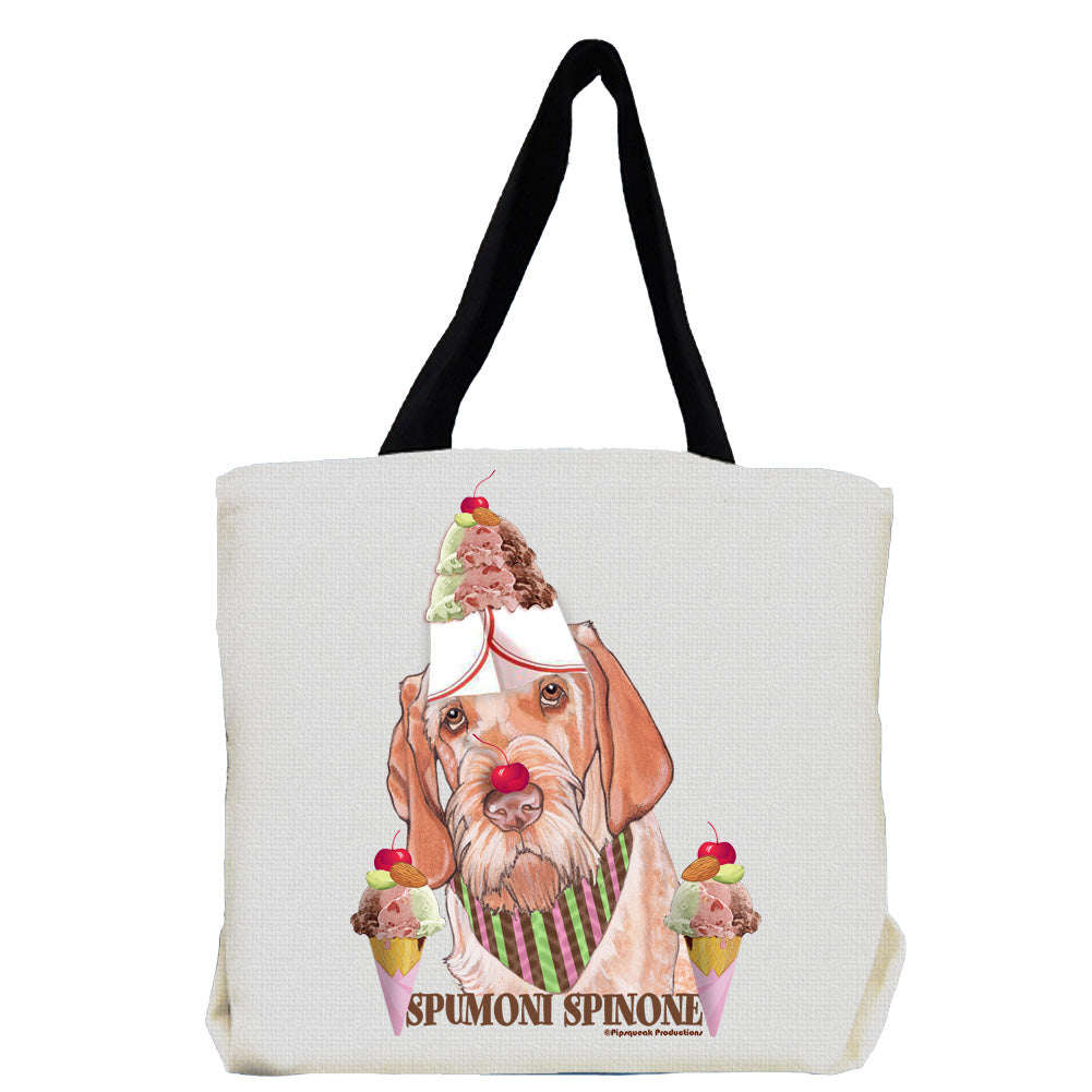 Italian Spinone Spumoni Ice Cream Tote Bag - Pipsqueakproductions