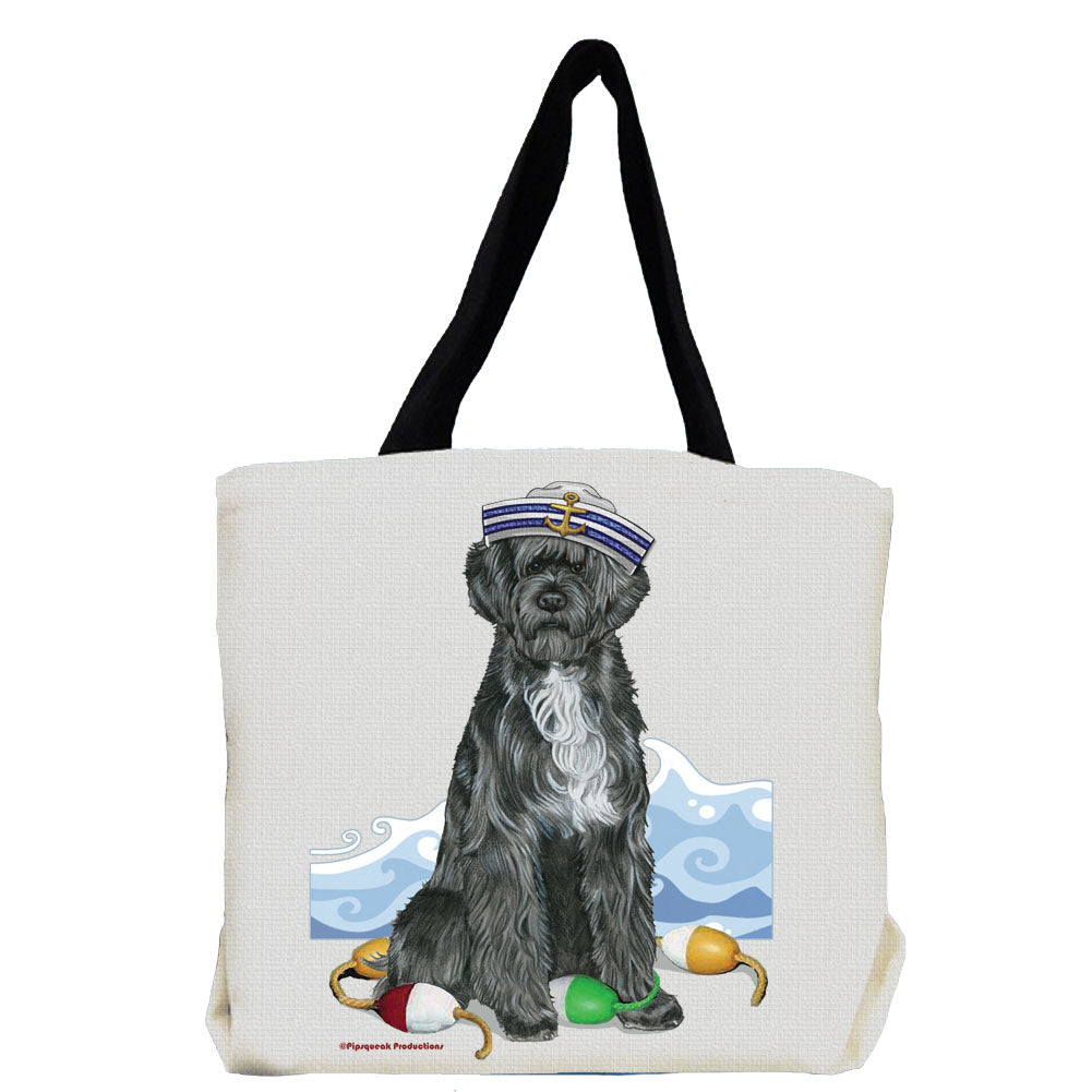 Portuguese Water Dog Portie Tote Bag - Pipsqueakproductions