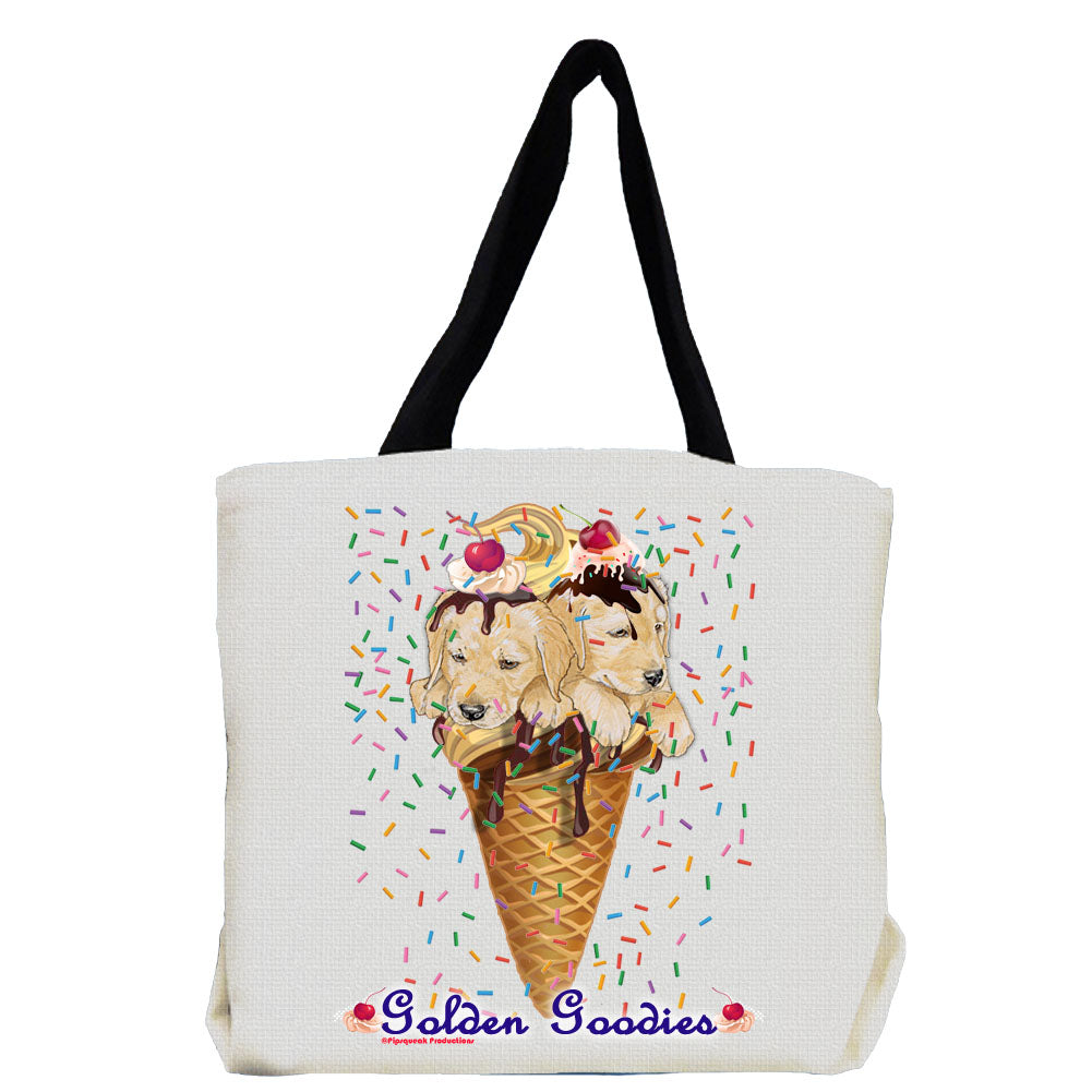 Golden Retriever Goodies Tote Bag - Pipsqueakproductions