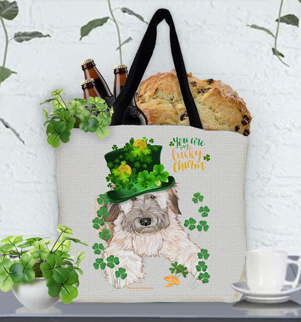 Wheaten Terrier Saint Patrick's Day Tote Bag - Pipsqueakproductions
