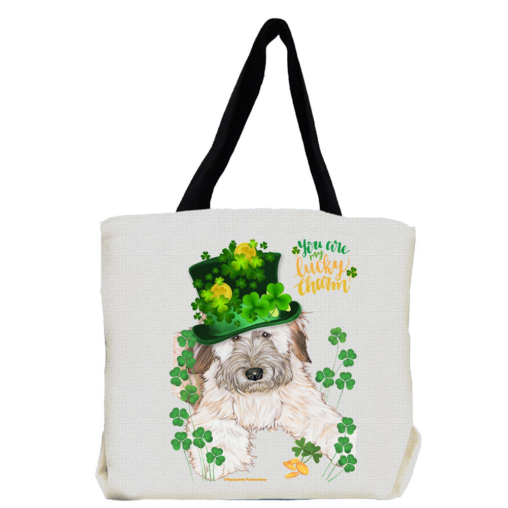 Wheaten Terrier Saint Patrick's Day Tote Bag - Pipsqueakproductions