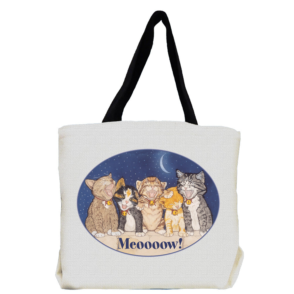 Cats Kitty Quintette Tote Bag, Cat Gift - Pipsqueakproductions