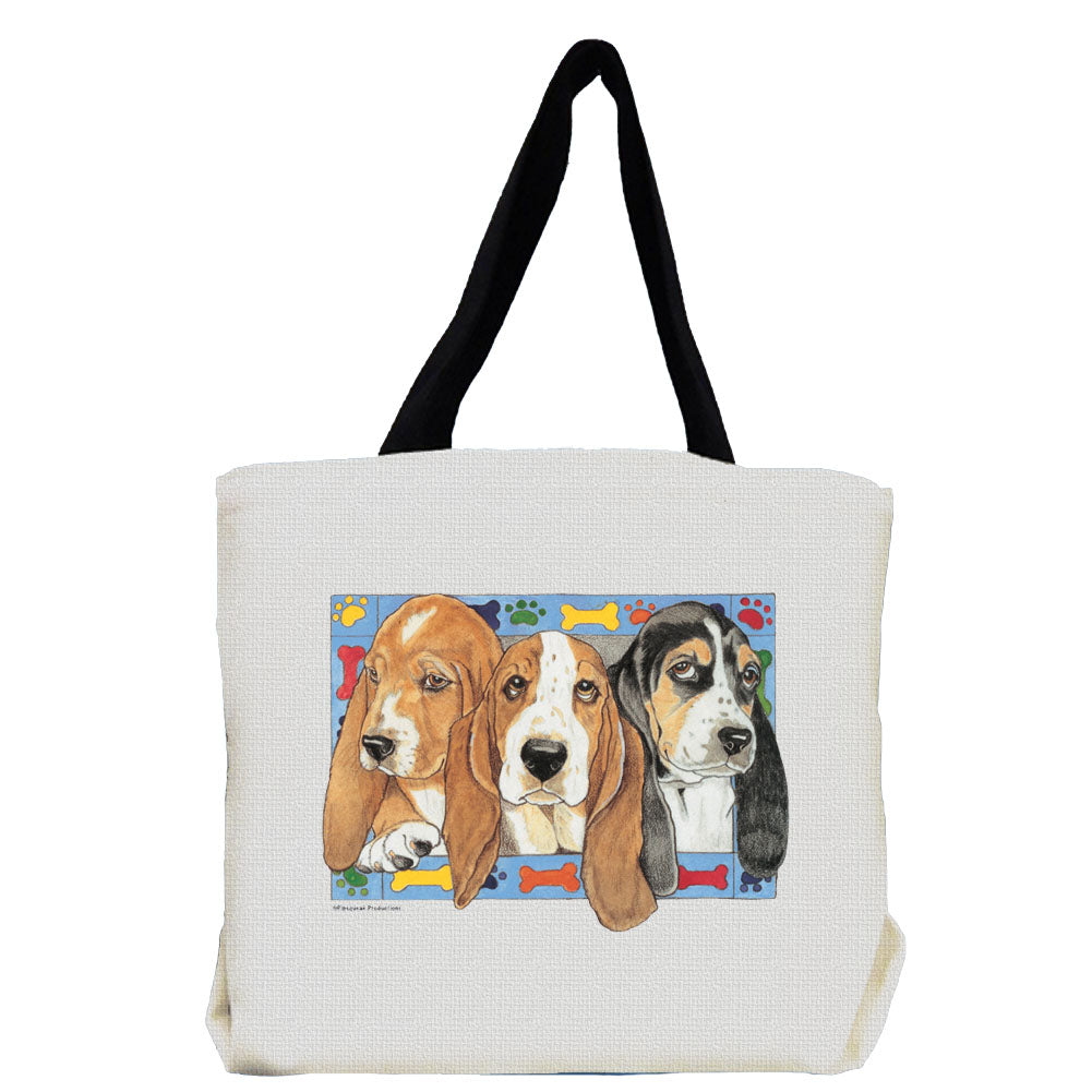 Basset Hound Tote Bag, Basset Hound Gift