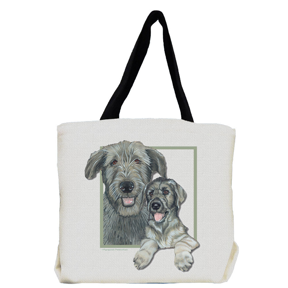 Irish Wolfhound Tote Bag, Irish Wolfhound Gift - Pipsqueakproductions