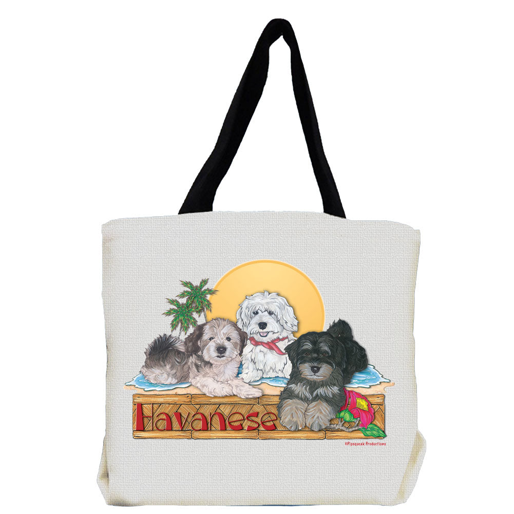 Havanese Tote Bag, Havanese Gift - Pipsqueakproductions