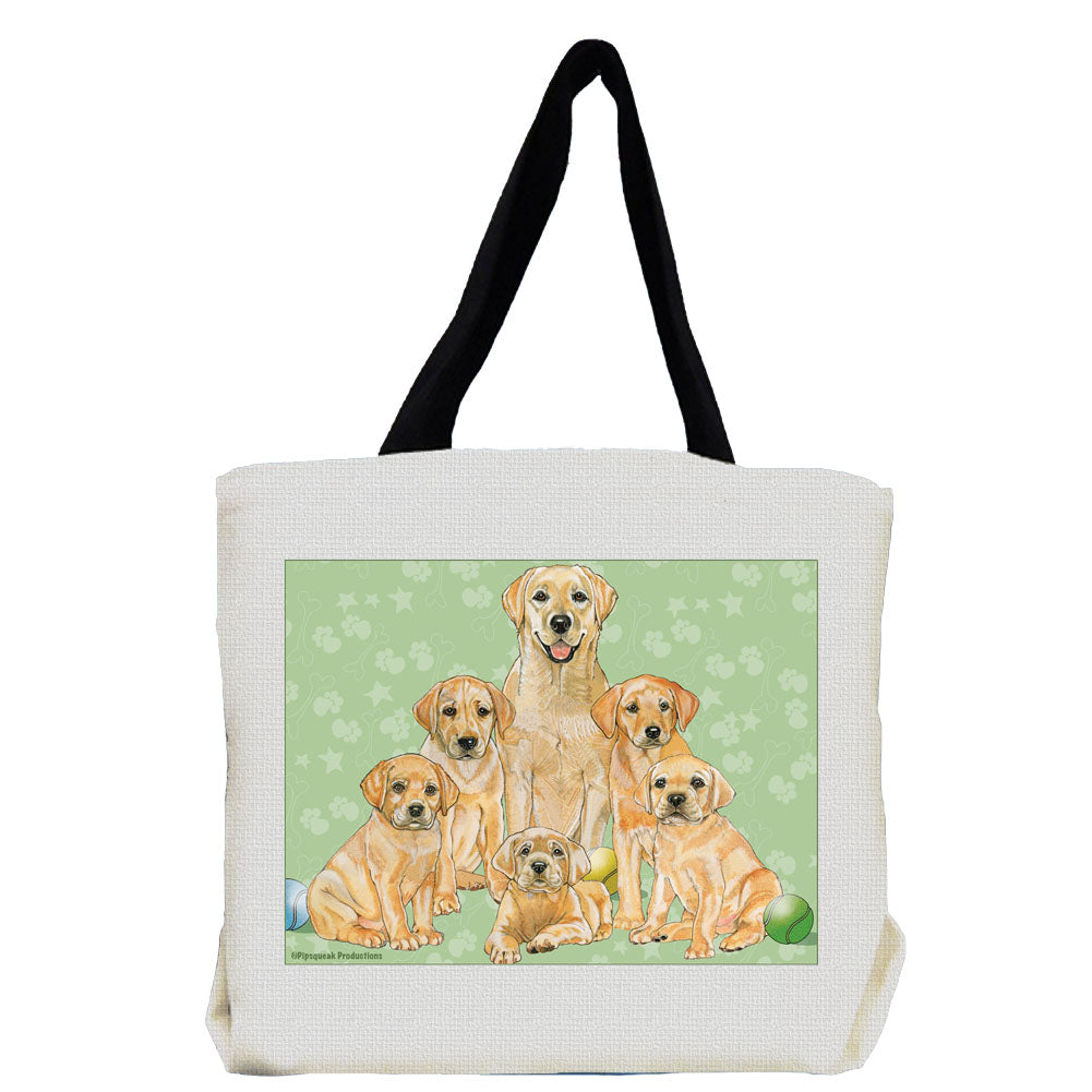 Labrador Retriever Tote Bag, Yellow Lab Gift - Pipsqueakproductions