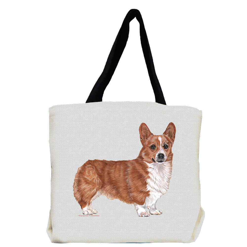 Corgi Pembroke Welsh Tote Bag, Corgi Gift - Pipsqueakproductions