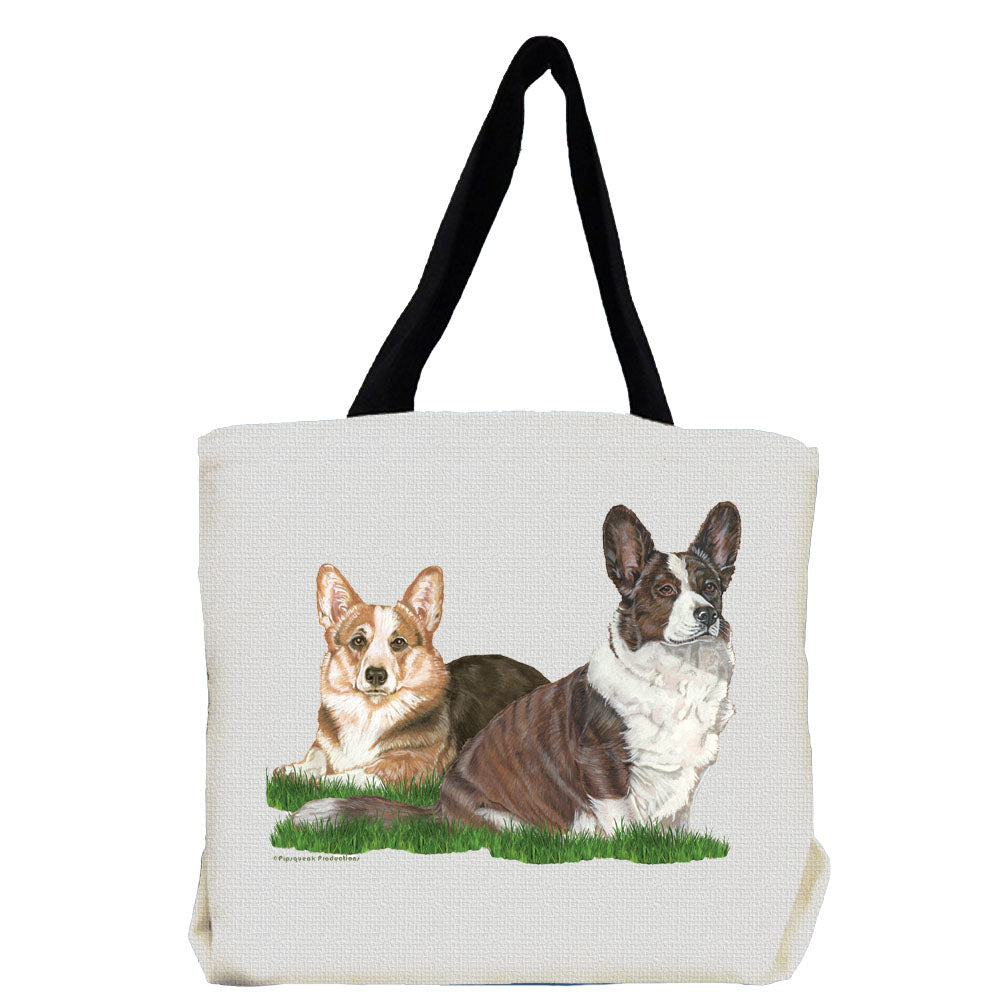 Corgi Welsh Cardigan Tote Bag, Corgi Gift - Pipsqueakproductions
