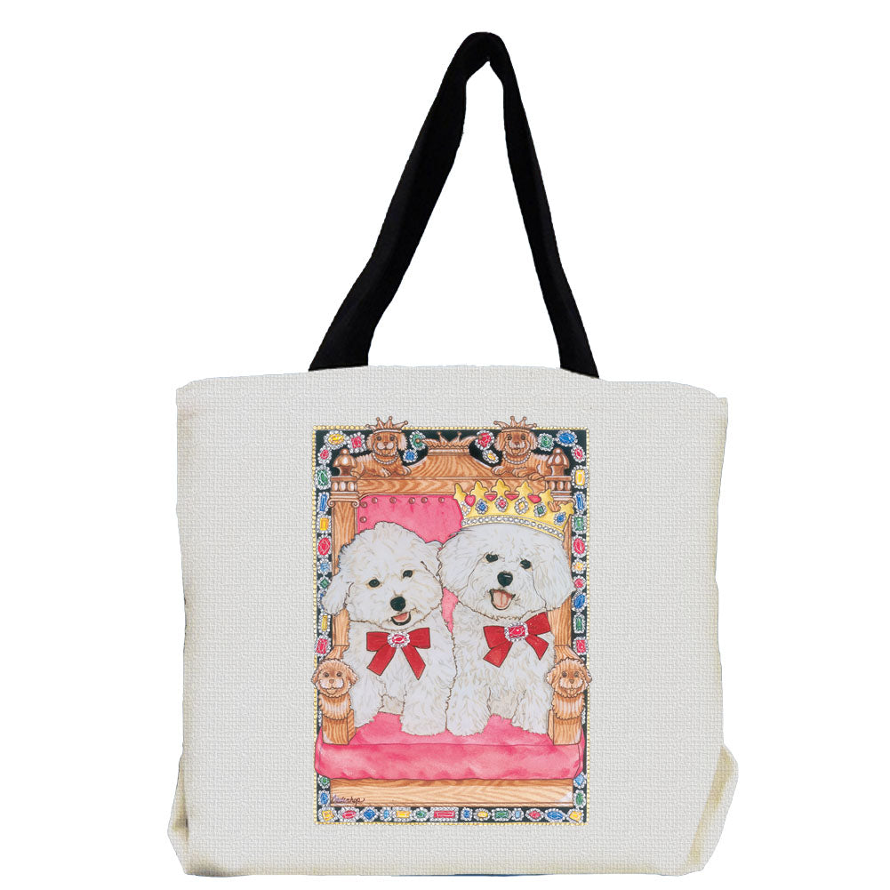 Caroline's Treasures Bandiera Da Giardino Bichon Frise Ringraziamento – Double Face, 100% Poliestere – Made In USA, Multicolore - 2