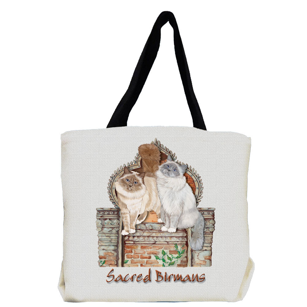 Birman Cat Tote Bag, Market Bag  