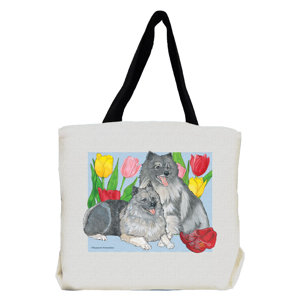 Keeshond Tote Bag, Keeshond Gift - Pipsqueakproductions