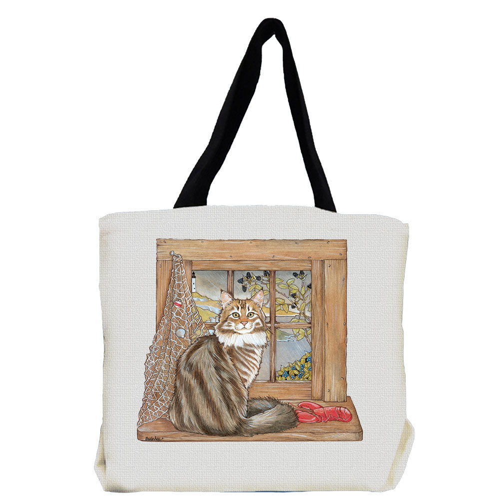 Maine Coon Cat Tote Bag, Maine Coon Gift - Pipsqueakproductions
