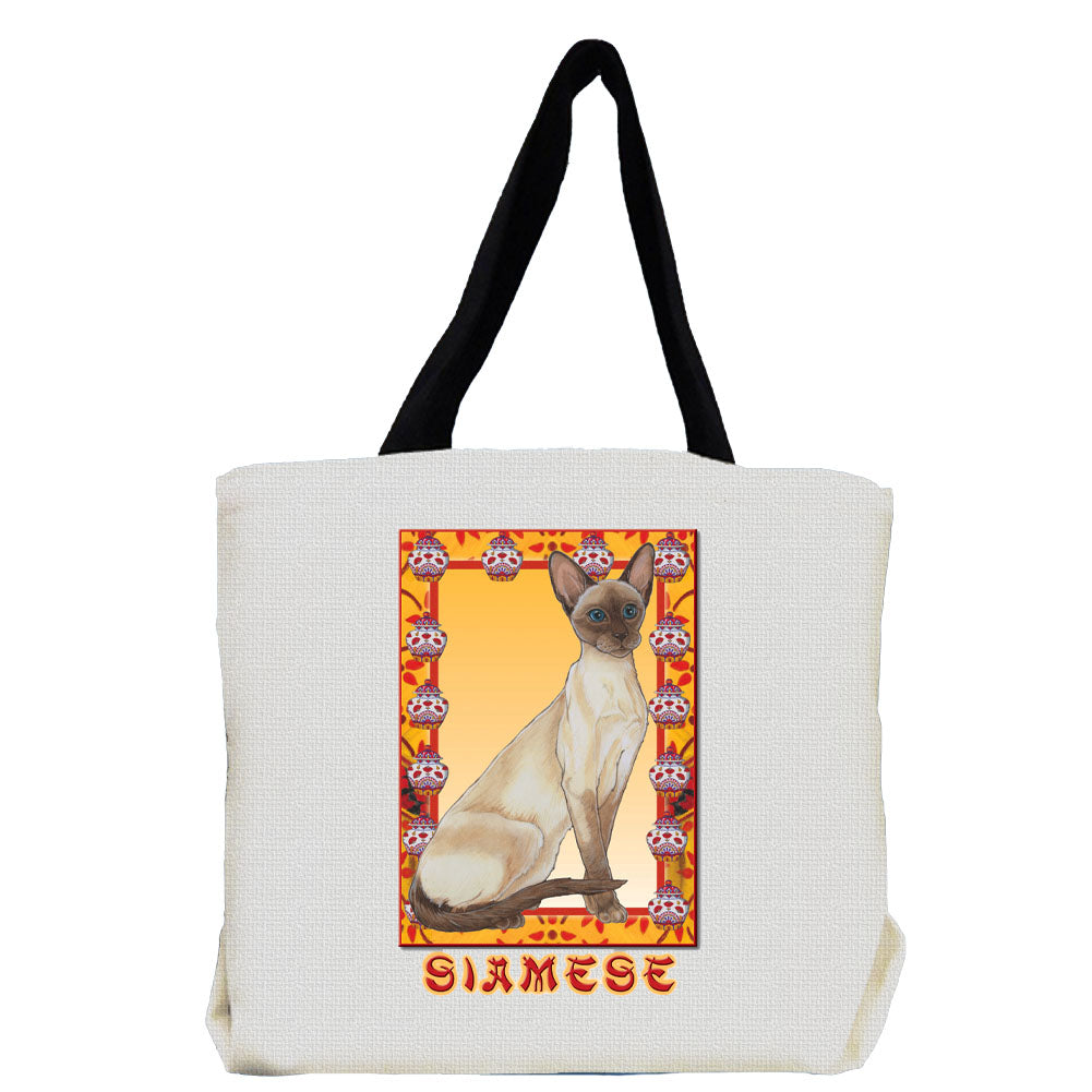 Siamese Cat Tote Bag, Siamese Gift - Pipsqueakproductions