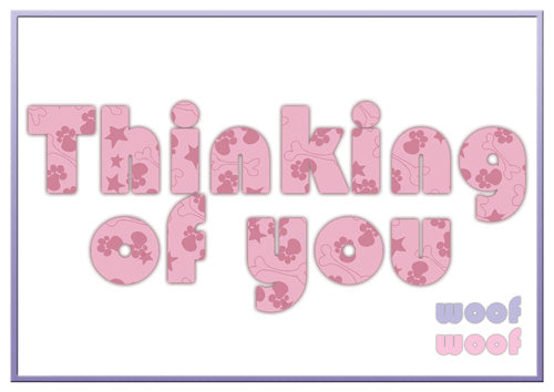 Dog Thinking of You Cards Set of 10 cards & 10 envelopes - Pipsqueakproductions