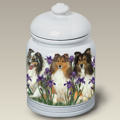Sheltie Treat Jar - Pipsqueakproductions