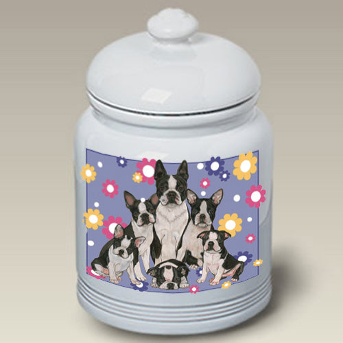 Boston Terrier Treat Jar - Pipsqueakproductions