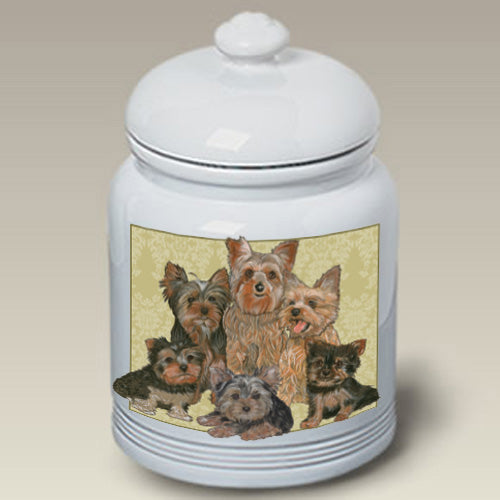 Yorkie Treat Jar - Pipsqueakproductions