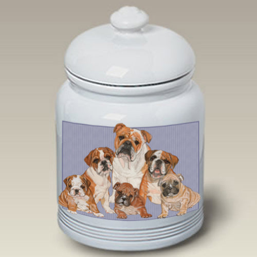 Bulldog Treat Jar - Pipsqueakproductions