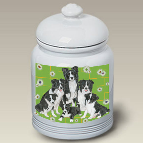 Border Collie Treat Jar - Pipsqueakproductions