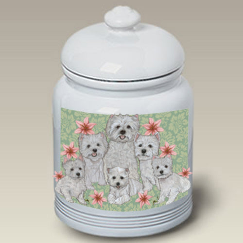 Westie Treat Jar - Pipsqueakproductions