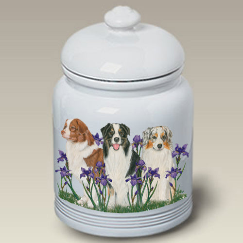 Australian Shepherd Treat Jar - Pipsqueakproductions