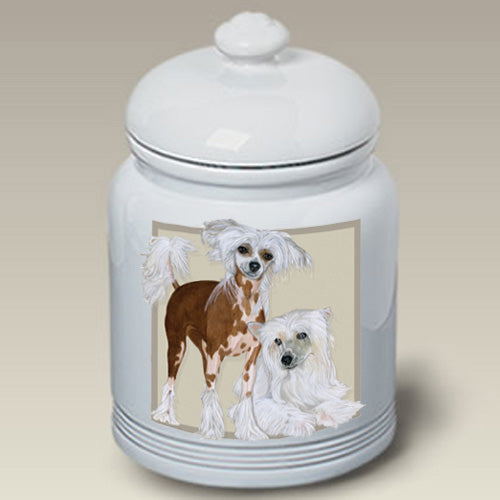 Chinese Crested Treat Jar - Pipsqueakproductions