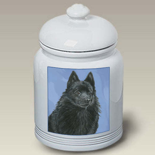 Schipperke Treat Jar - Pipsqueakproductions