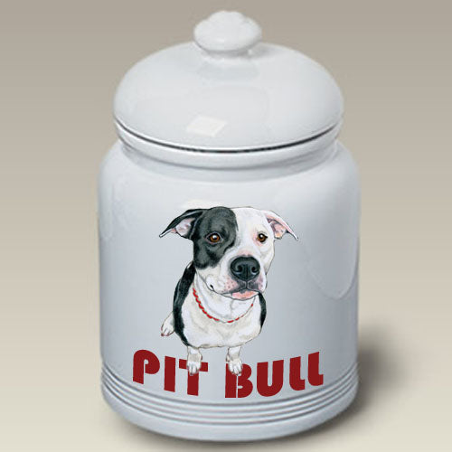 Pit Bull Treat Jar - Pipsqueakproductions