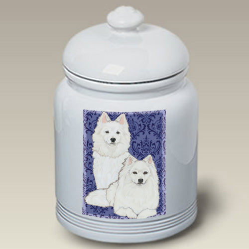 American Eskimo Treat Jar - Pipsqueakproductions
