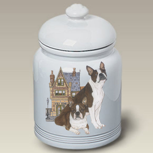 Boston Terrier Treat Jar - Pipsqueakproductions