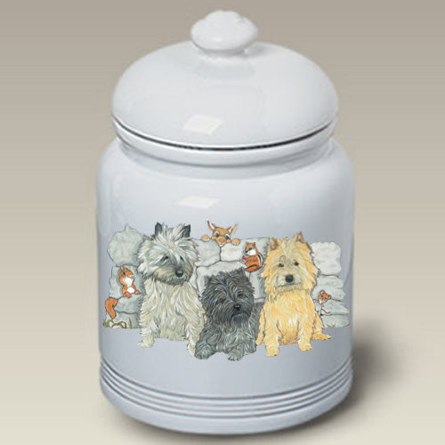 Cairn Terrier Treat Jar - Pipsqueakproductions