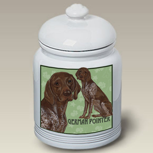 German Pointer Treat Jar - Pipsqueakproductions