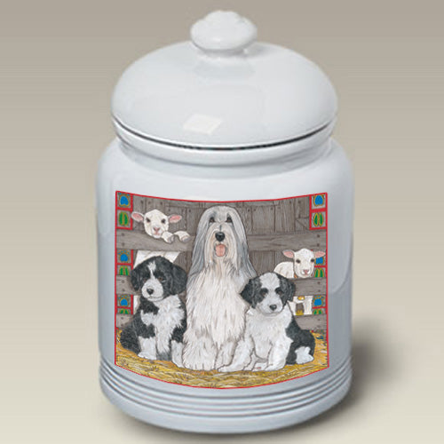 Bearded Collie Treat Jar - Pipsqueakproductions