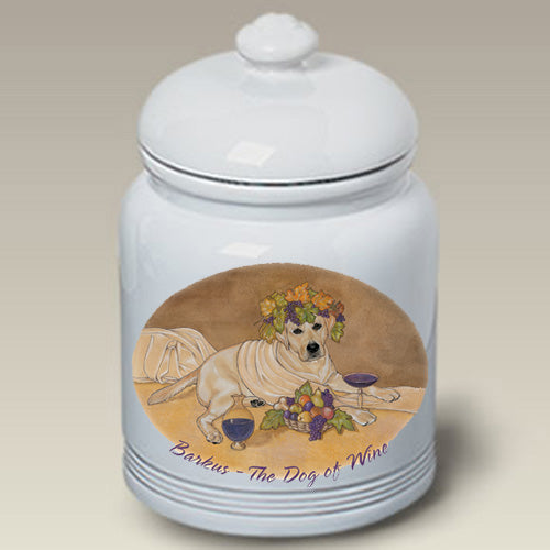 Labrador Retriever Yellow Lab Treat Jar - Pipsqueakproductions